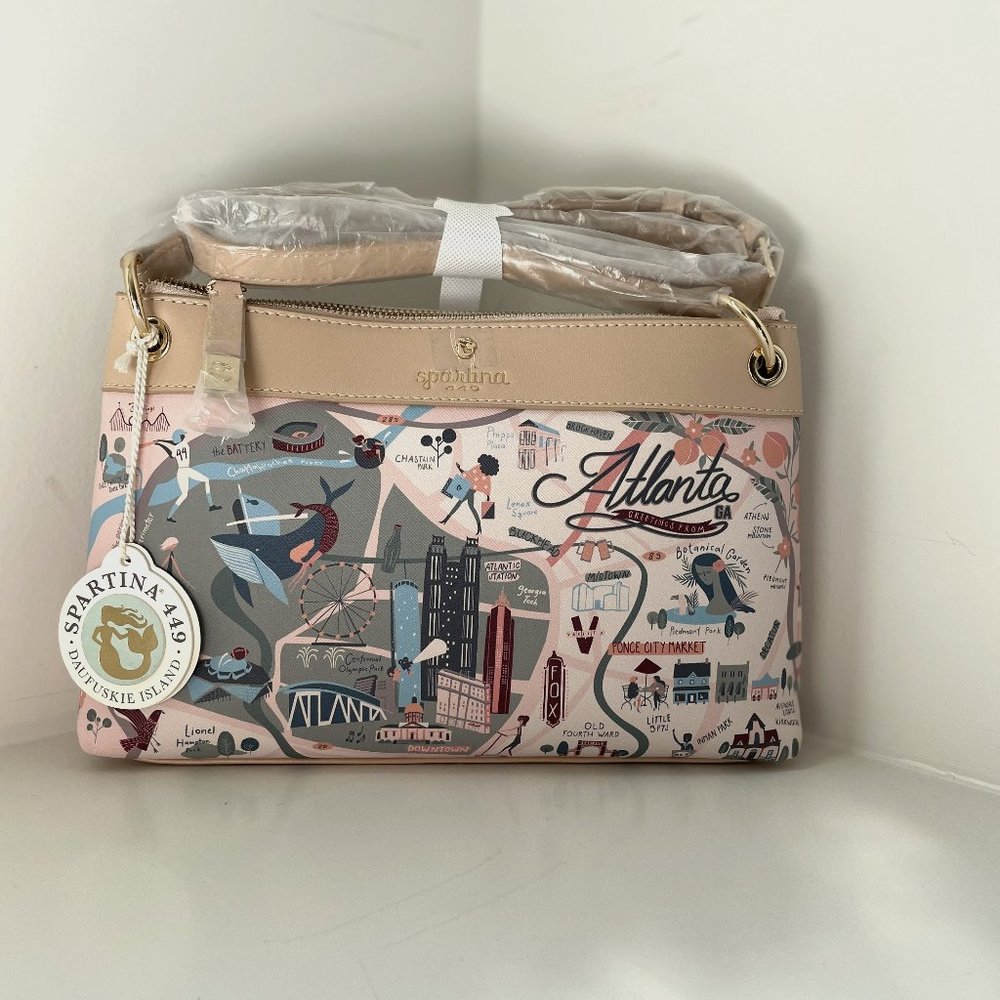 Brand New Spartina 449 "Atlanta Crossbody" Handbag / Purse